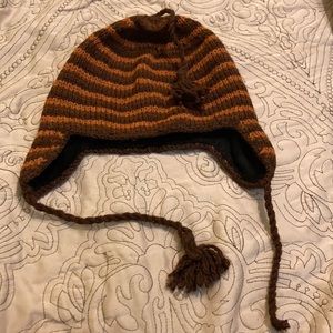 Cute alpaca wool hat